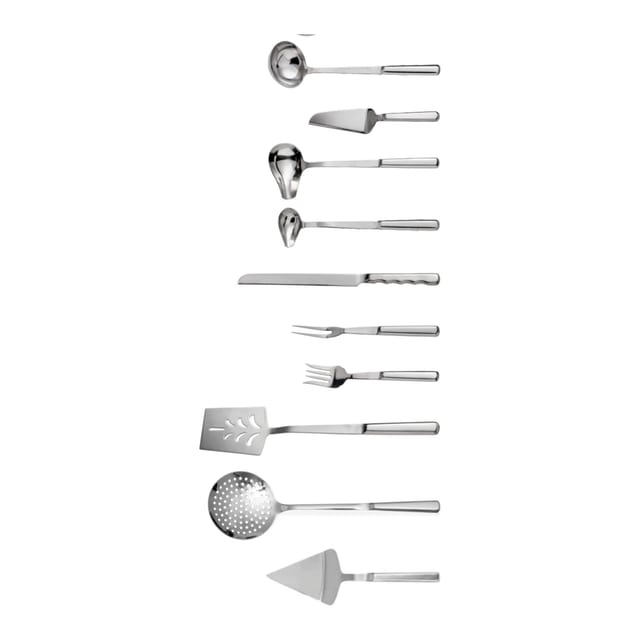Buffet Serving Utensils, 18/0 Stainless Steel — 13 pieces