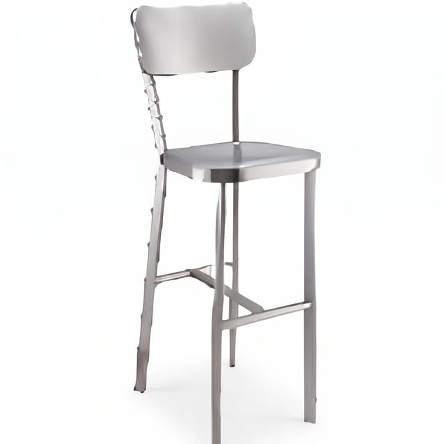 Stainless Bar Chair — 2 sizes