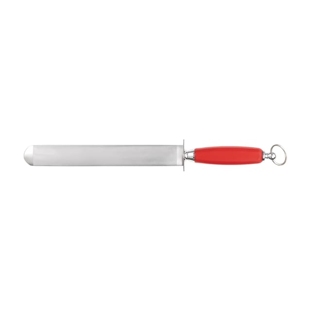 Sharpening Steel 25.4cm Balkan Red Plastic Handle