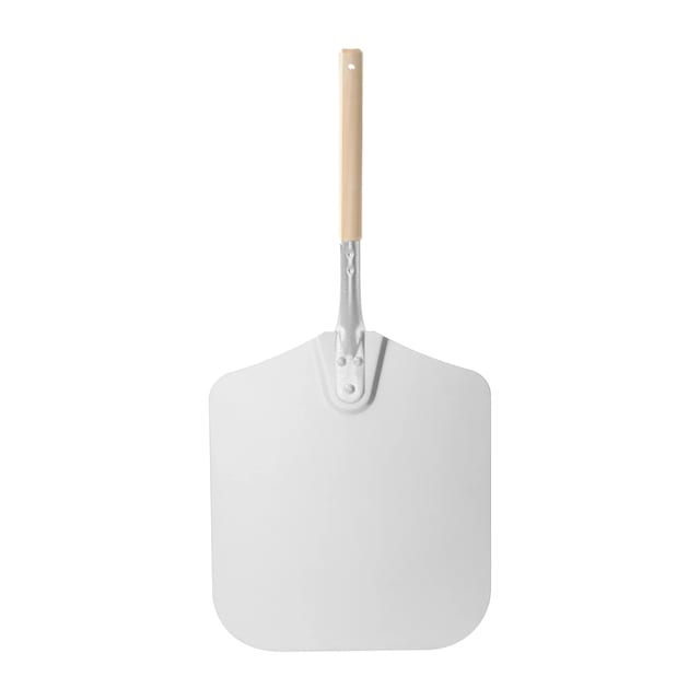 Squared Pizza Scoop with Short Wooden Handle — 3 sizes