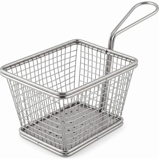 Rectangular Mini Fry Basket