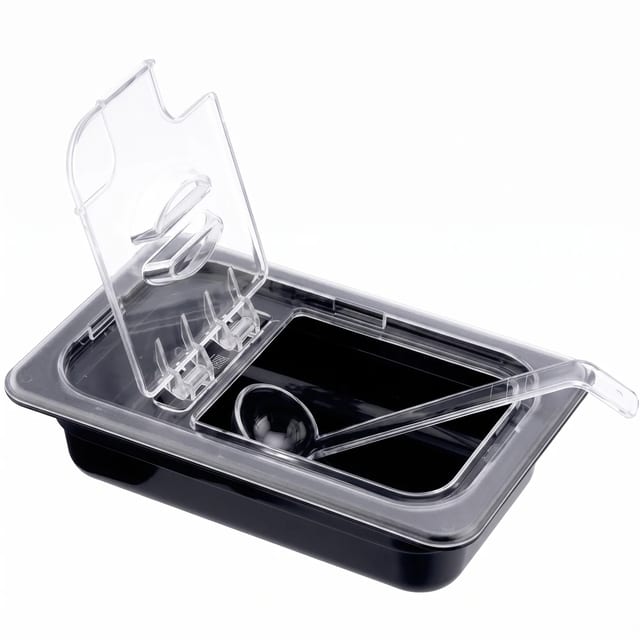 Black Polypropylene Gastronorm Container 1/1 — 4 sizes