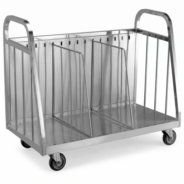 9-Tier Gastronorm Tray Trolley