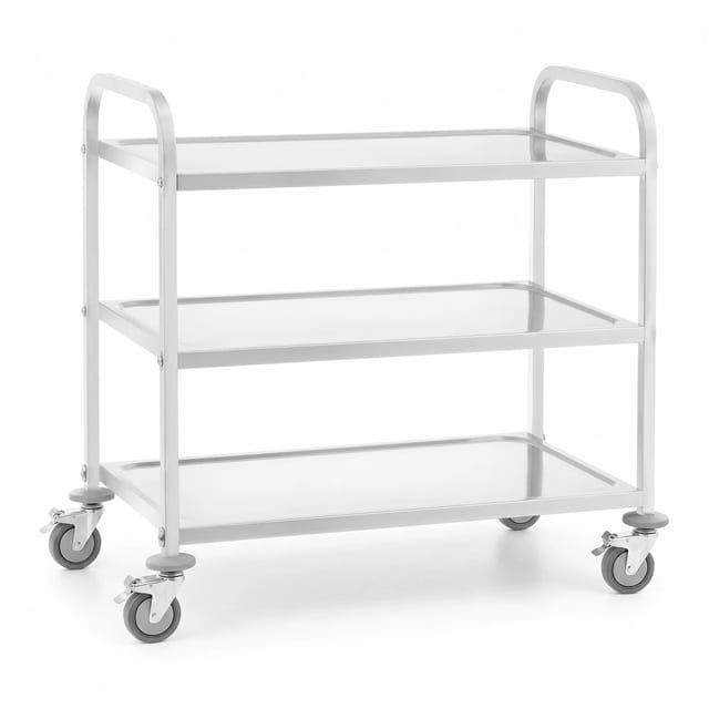 Square Tube Trolley 3 Tiers — 3 sizes