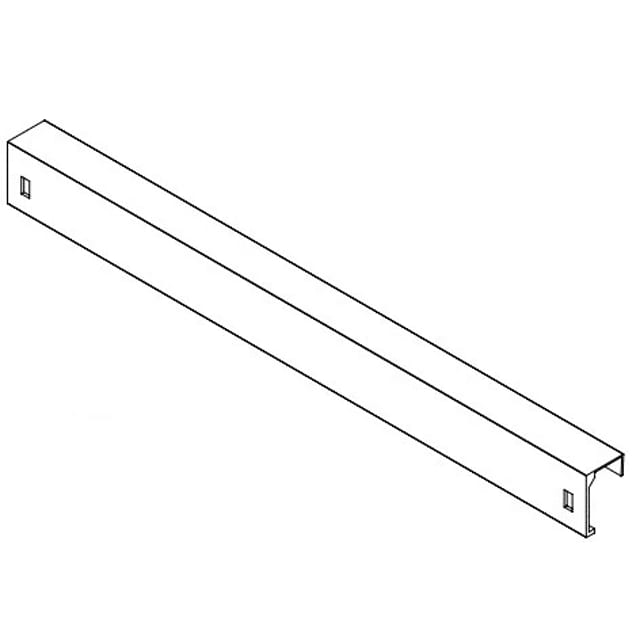 Stainless Steel Shelving Support Rail — 9 sizes