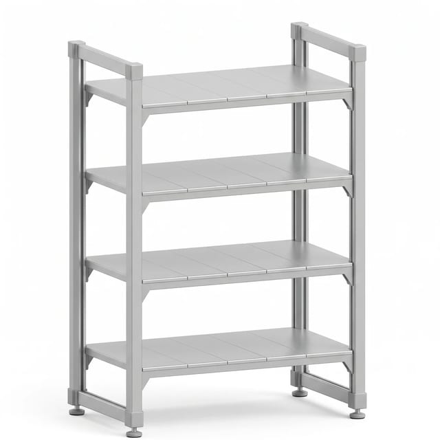 Four Tier Modular Shelving Unit — 32 sizes