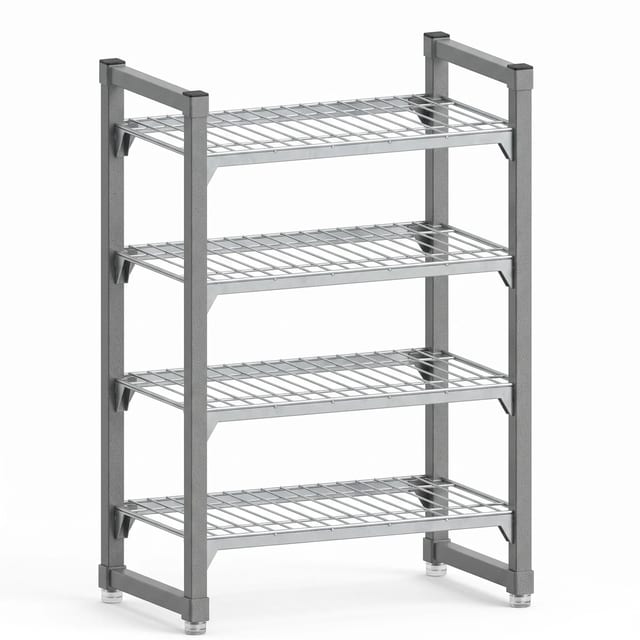 Four Tier Wire Shelving Unit — 32 sizes