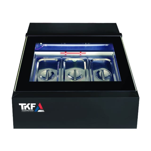 Table-Top Display Freezer 40L Heated Glass Door 3×1/3 GN 64×75×36 cm