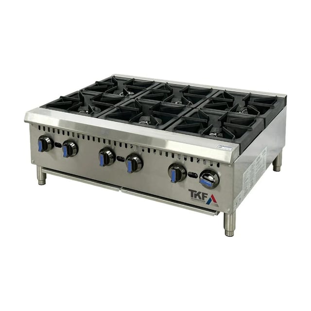 6-Burner Gas Stove Counter Model 90x77cm
