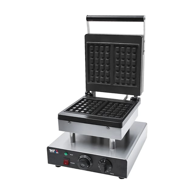 Single Electric Square Waffle Machine 1.6 kW