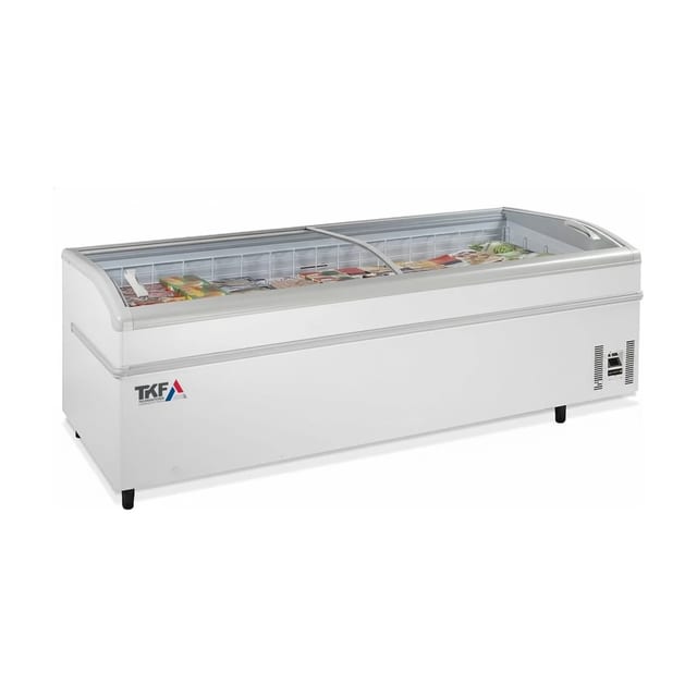 Supermarket Chest Freezer 2 Sliding Doors 200x90cm