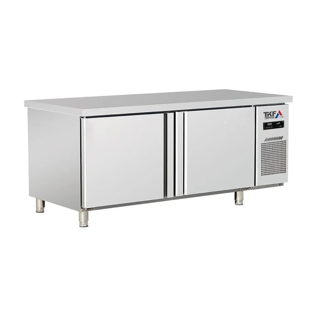 S/S Table Top Refrigerator 390L Double Door 150x70x85cm