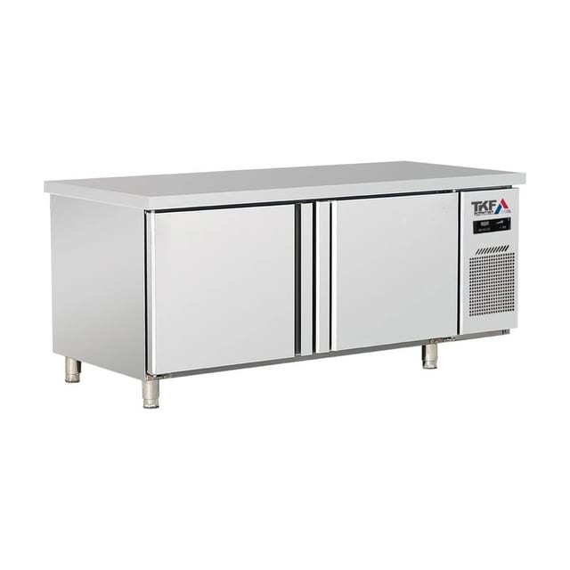 SS Table Top Refrigerator 417L Double Door 180x70cm