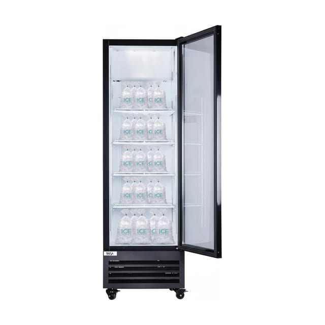Dual Temp Upright Refrigerator-Freezer Glass Door
