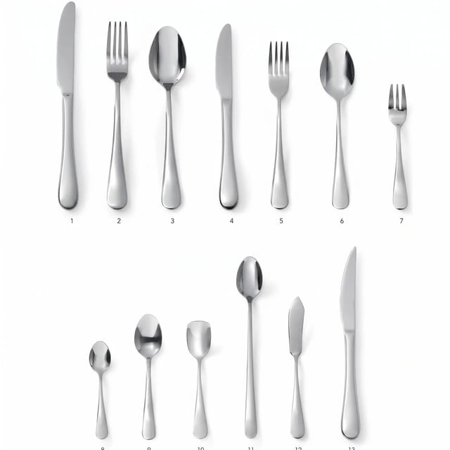 Table Knife — 13 sizes