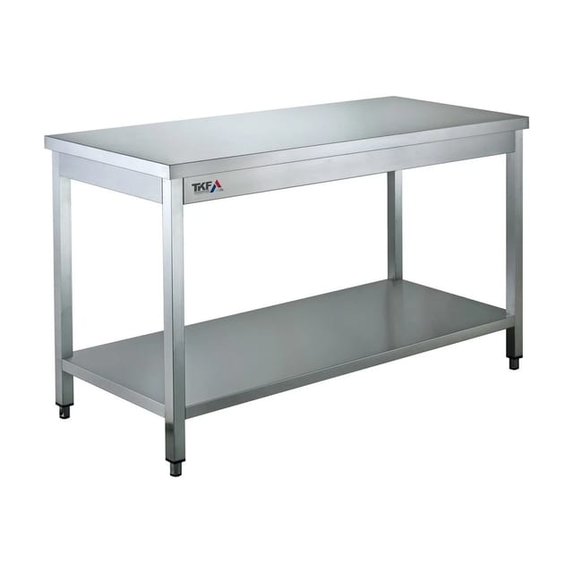 Stainless Steel Work Table with Undershelf 180x70cm